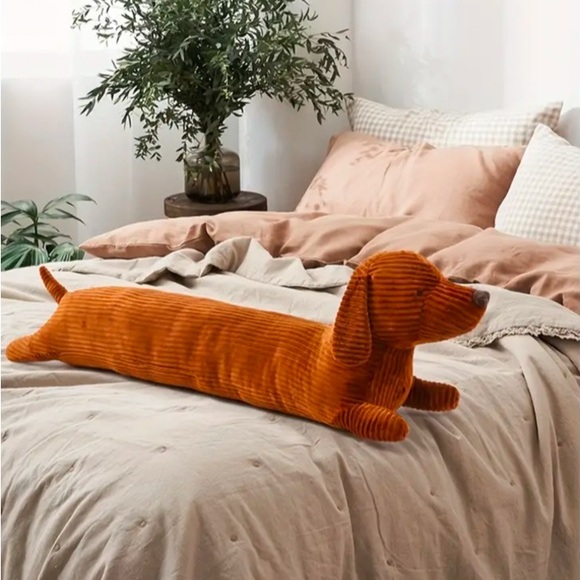 47” Long Dachshund Hug Body Pillow Ultra-Plush Stuffed Animal Dog Home Decor NEW - Picture 5 of 10